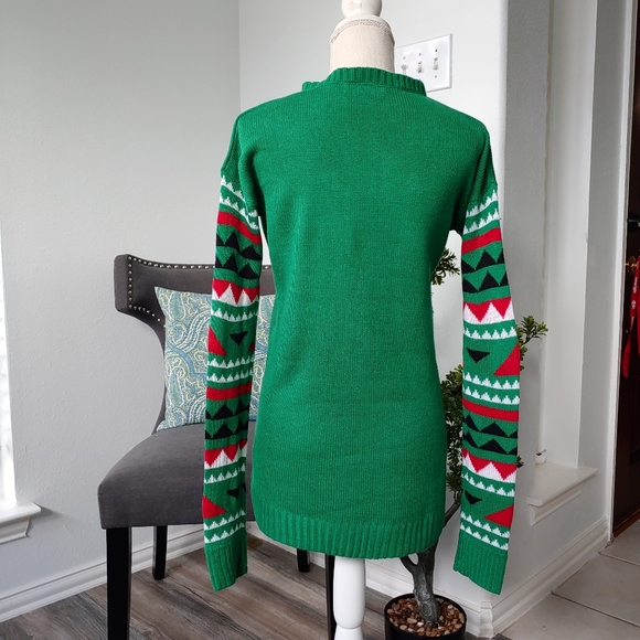 Planet Gold Christmas Sweater - Picture 5 of 11